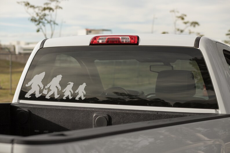 Sasquatch Family Decals - Bigfoot Car, Truck, Laptop Stickers image 3