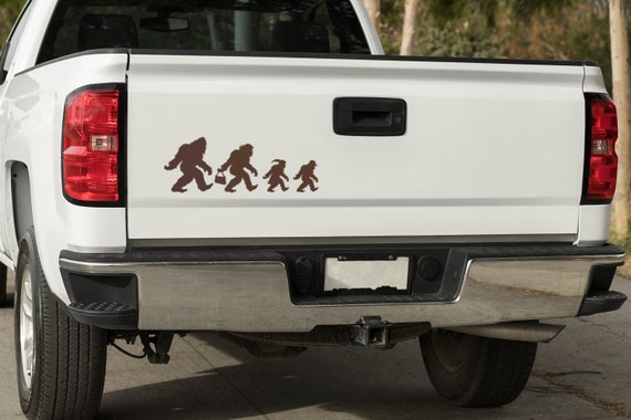 BIGFOOT FAMILY SASQUATCH Decals - Order The Sasquatch Family You Want, Cars, Trucks, Motorcycles, Helmets, Laptops, Tumblers, Etc.