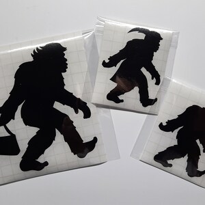 Sasquatch Family Decals - Bigfoot Car, Truck, Laptop Stickers image 6