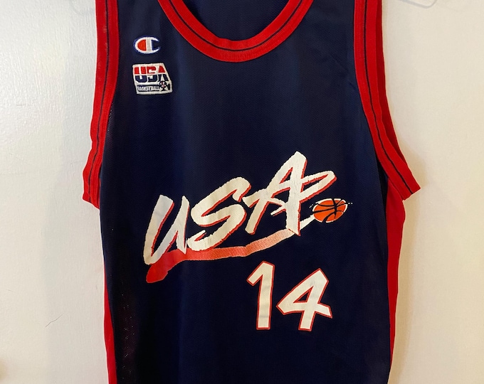 Vintage Dream Team II Glenn Robinson USA Champion Jersey