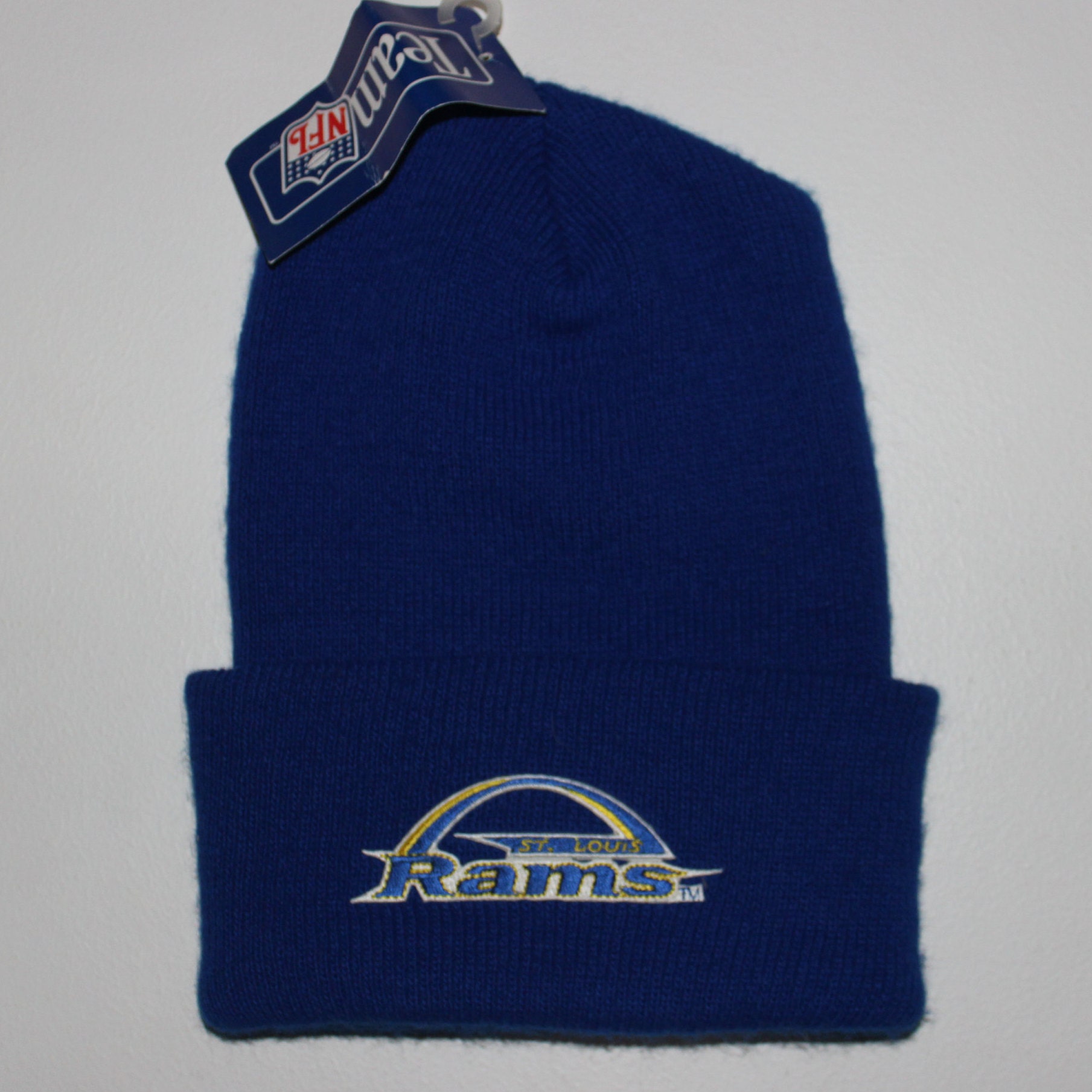 Vintage St Louis Rams Hat Ram Logo NFL Reebok 100% Cotton EUC