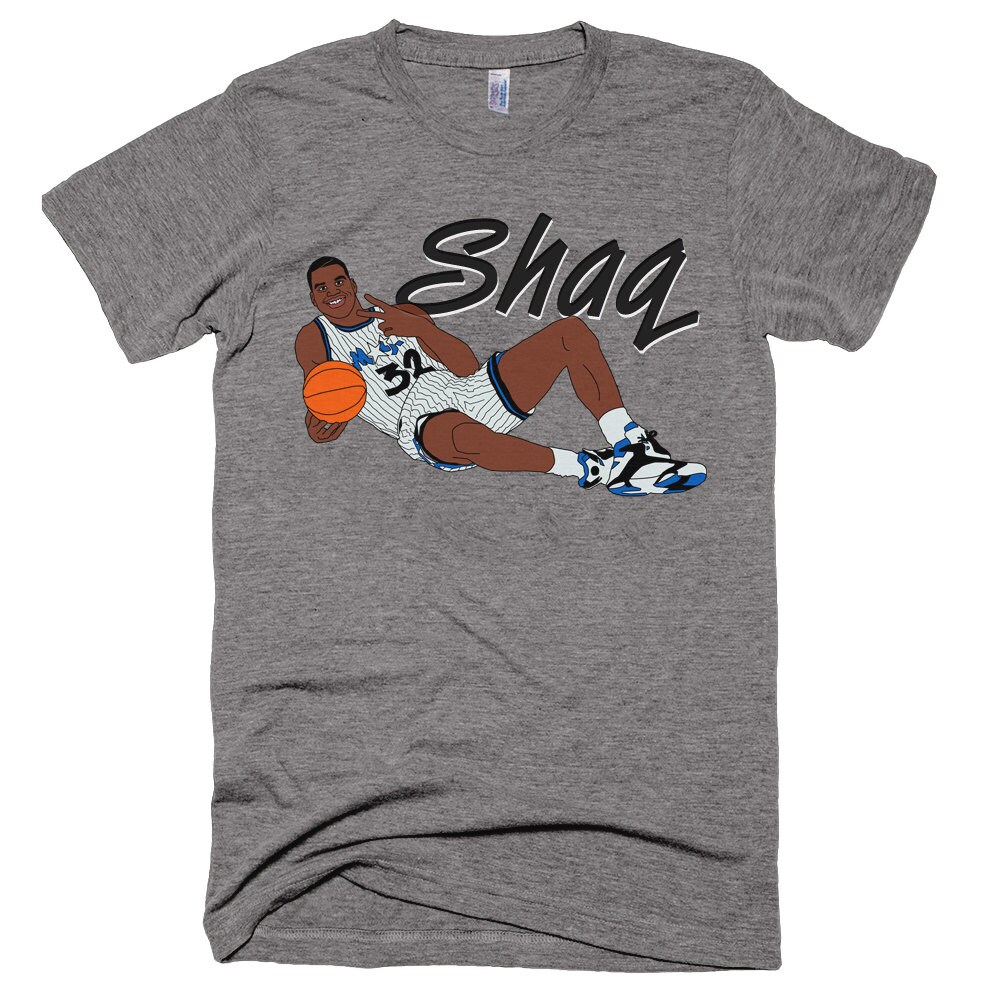 Throwback Shaquille O'Neal Graphic T-Shirt | Etsy