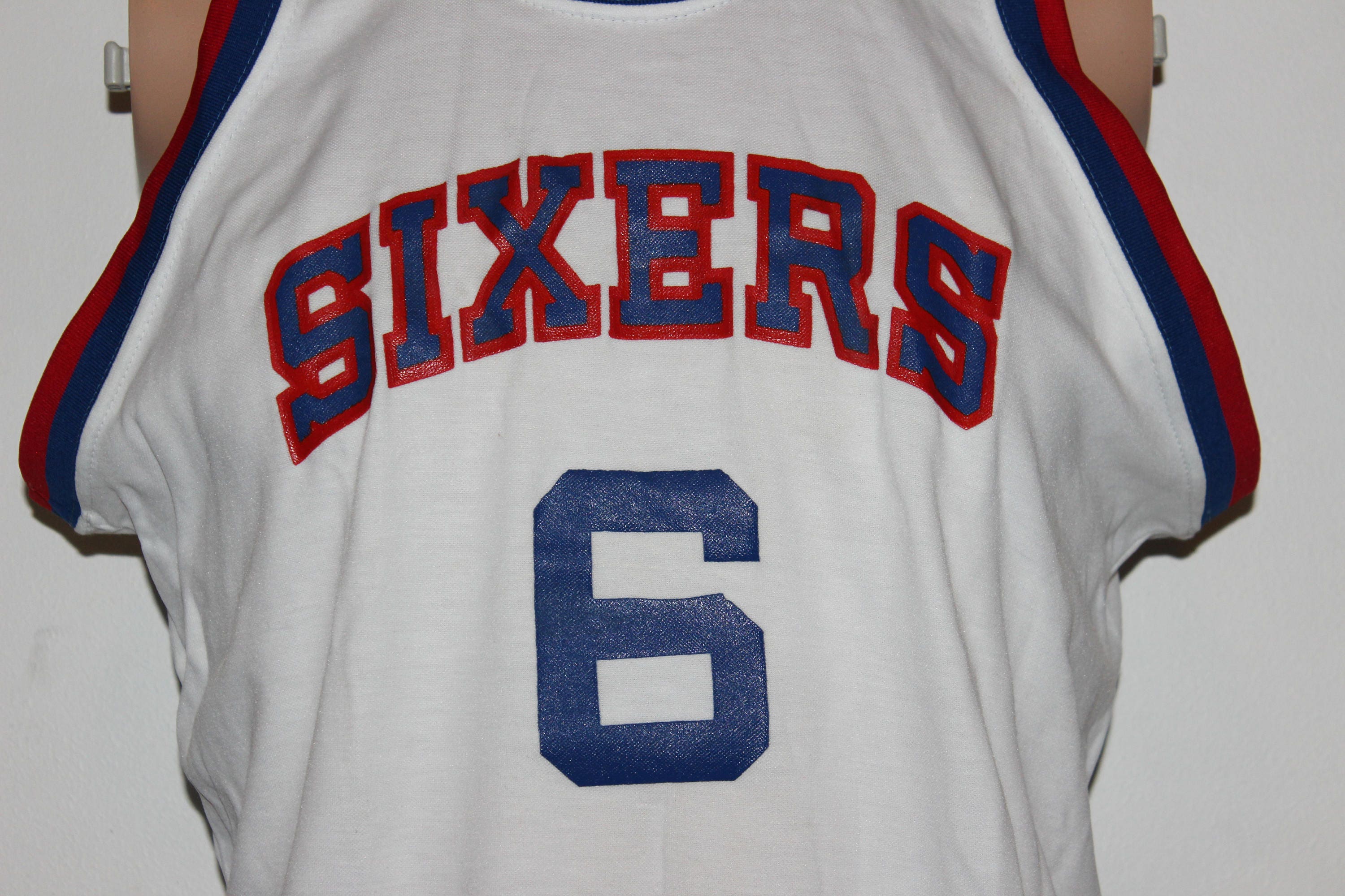 Vintage Philadelphia 76ers Sixers Erving Jersey size Small Dr. J