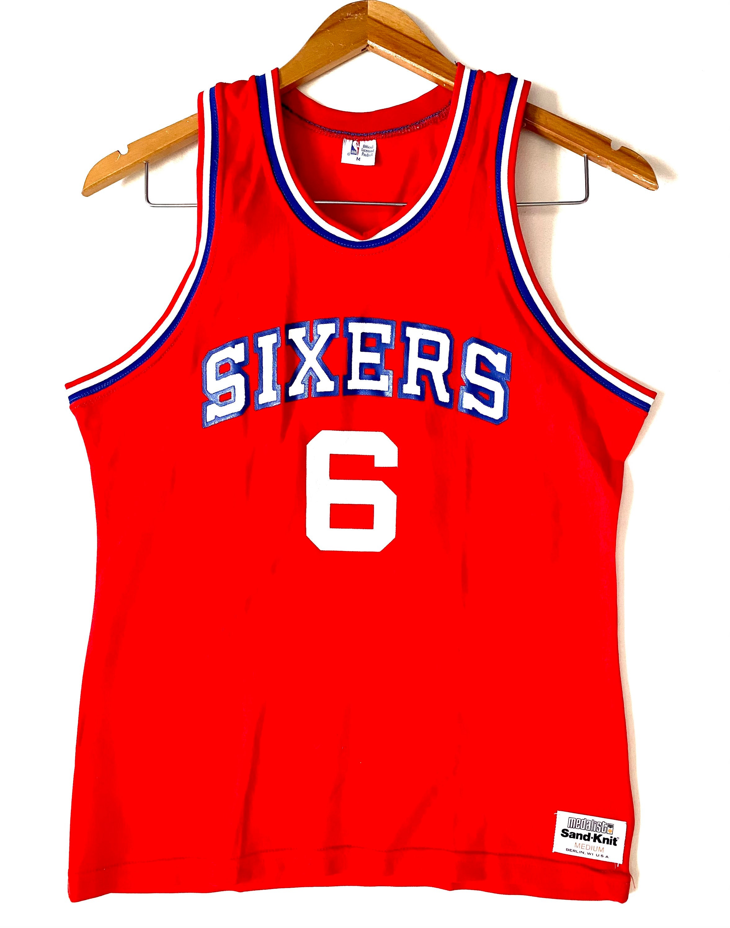 JULIUS ERVING CUSTOM PHILADELPHIA 76ERS JERSEY DR J SIXERS