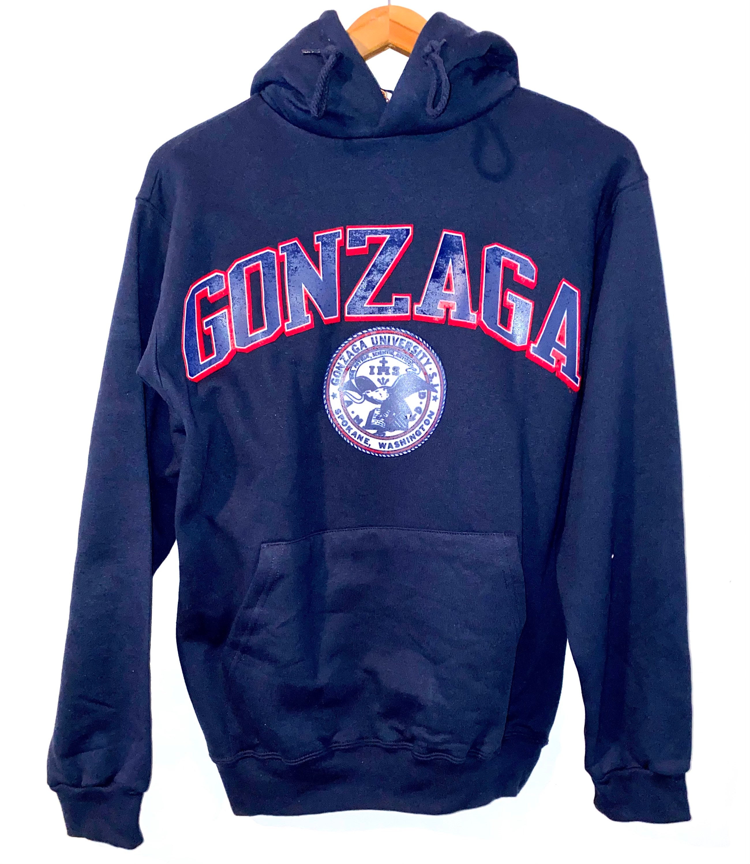 Vintage Gonzaga Zags NCAA Hooded Sweatshirt M