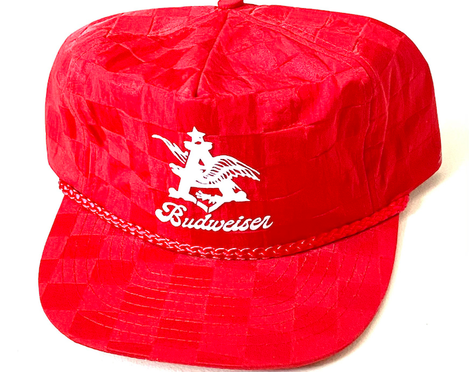 Vintage Budweiser Beer Logo Hat