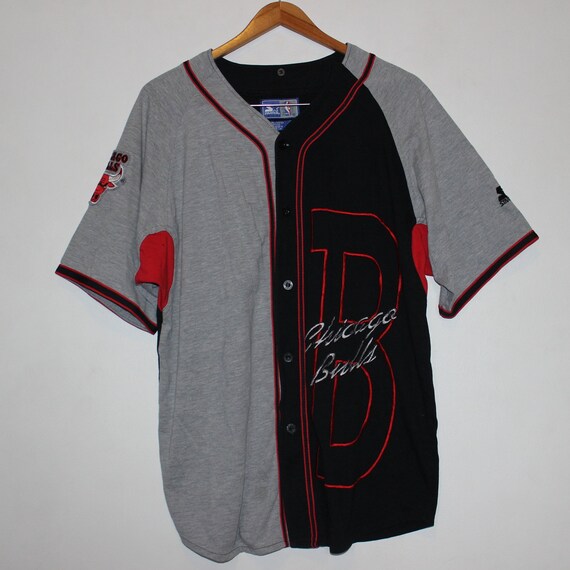 chicago bulls starter baseball jersey