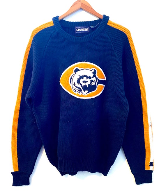 Vintage 1980's Chicago Bears Starter NFL Sweater L