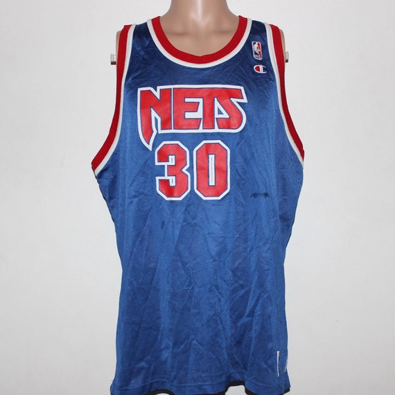 Vintage New Jersey Nets Kerry Kittles Champion NBA
