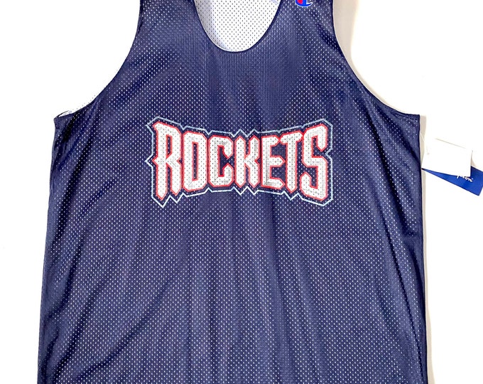 Vintage Deadstock Houston Rockets Champion NBA Practice Jersey XL