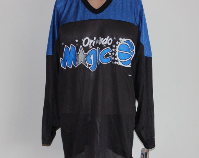 Vintage Deadstock Orlando Magic NBA Dodger Hockey Jersey L