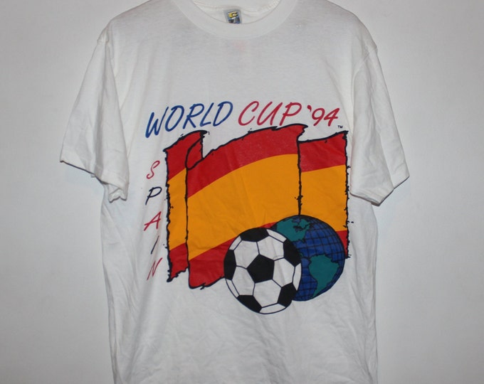 Vintage Deadstock World Cup 1994 Spain T-Shirt XL