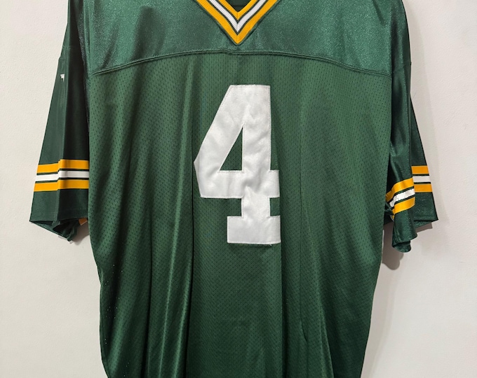 Vintage Green Bay Packers Brett Favre Wilson NFL Jersey XL