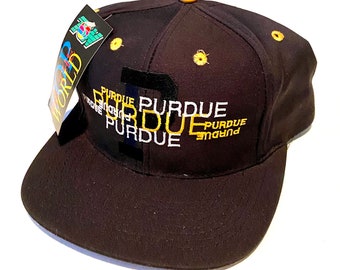 Vintage Purdue Boilermakers NCAA Snapback Hat