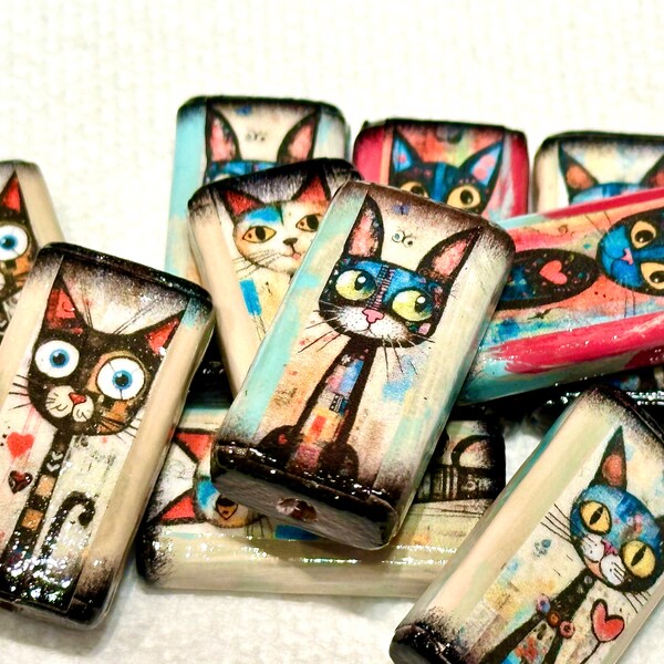 whimsical Cat Beads