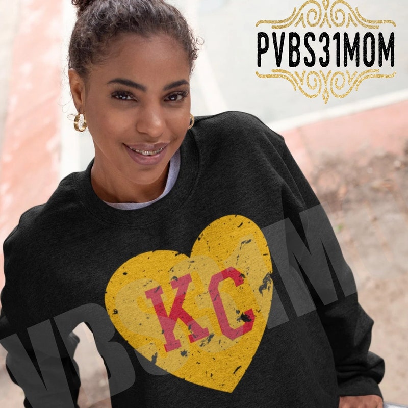 Yellow Red Kc Heart - Etsy