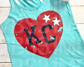 Kansas City Soccer Shirt, KC Women's Soccer Spirit Wear Shirt, Kansas City Women's Football Top, KC Soccer City Tee, Heart KC Soccer Shirt