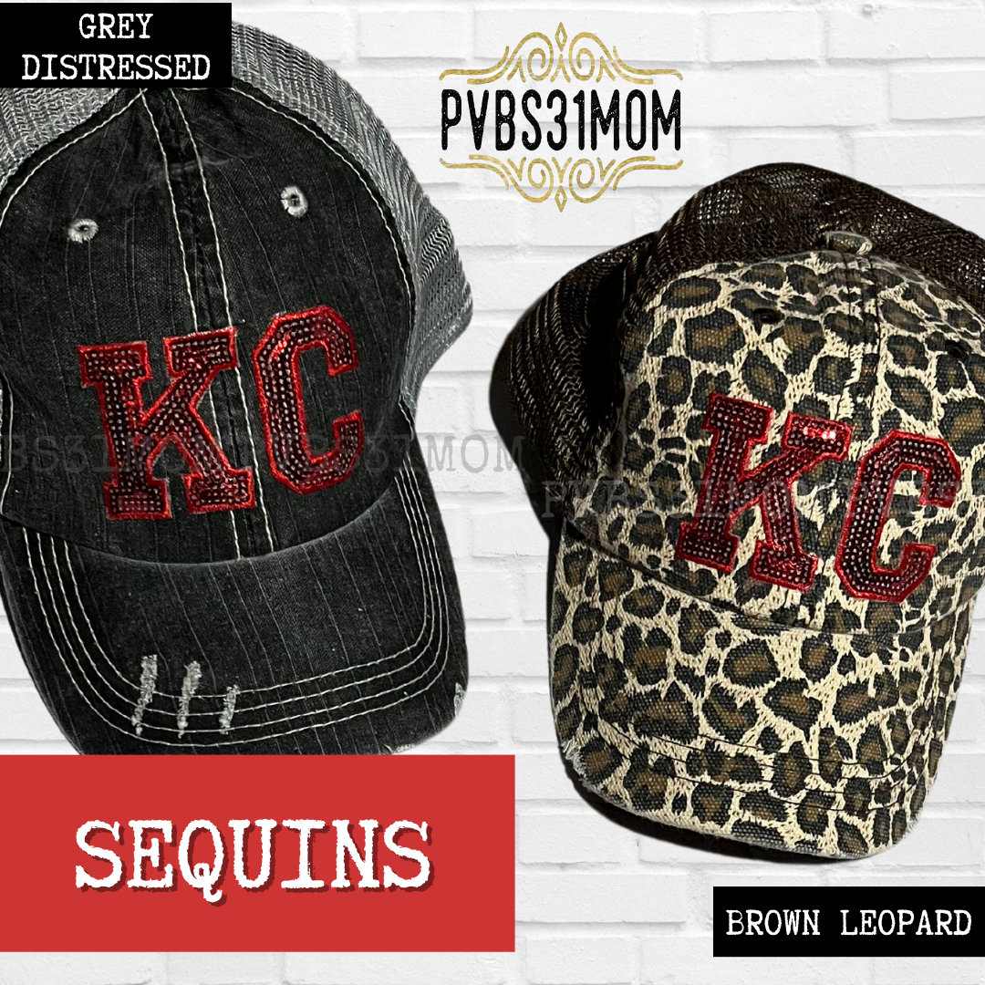 Kansas City Chiefs Hat Bling - Etsy display picture 2
