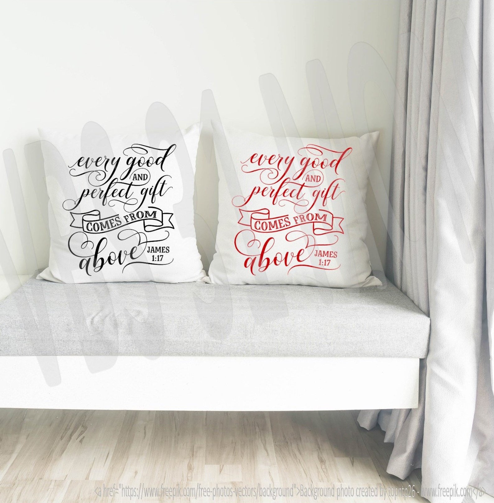 Bible Verse Pillow Christian Home Decor Inspirational Quote Etsy