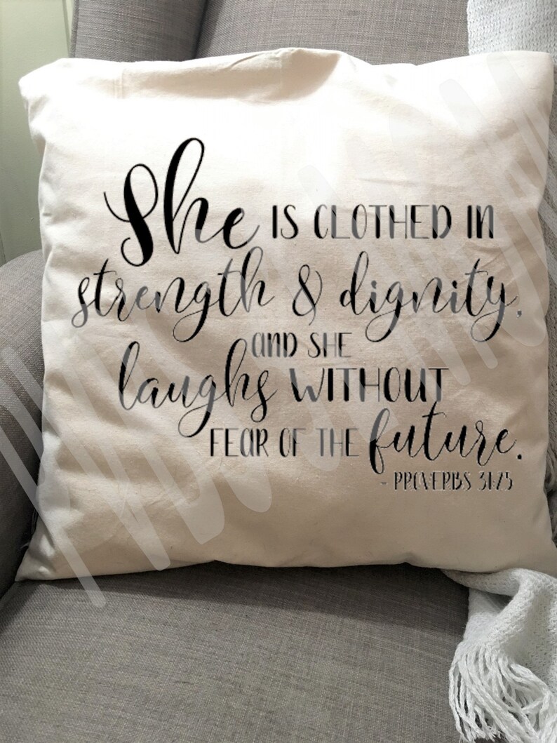 Christian Gift Bible Verse Pillow Cozy Home Decor Christian Etsy