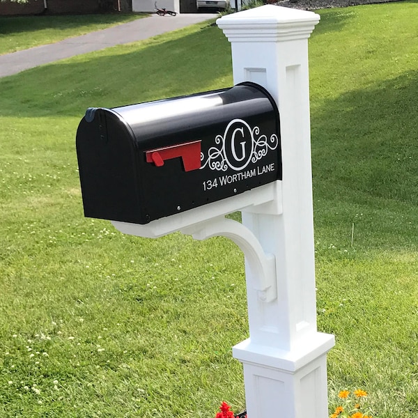 Mail Box Decal -  Mailbox Decals for your home - Includes Two (2) Decals
