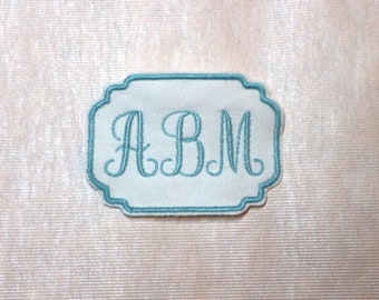 Monogrammed Custom Embroidered Patch - Initials