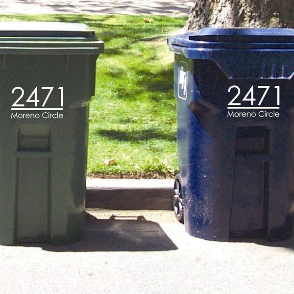 Address for Trash Cans Etsy