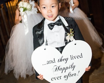 Wedding Heart Sign - Happily Ever After