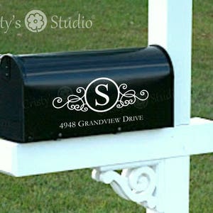 Mail Box Decal -  Mailbox Decals for your home - Includes Two (2) Decals