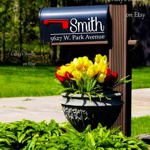 Mailbox Number Custom Mailbox Letters Mailbox Decal