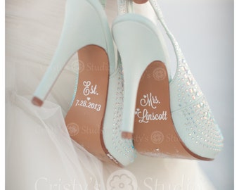 Wedding Shoe Decals - Shoe Decals for Wedding