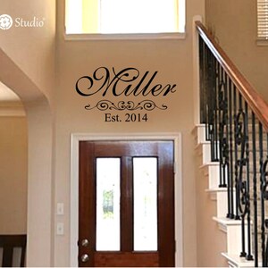 Last Name Family Decal -  Family Last Name Decals