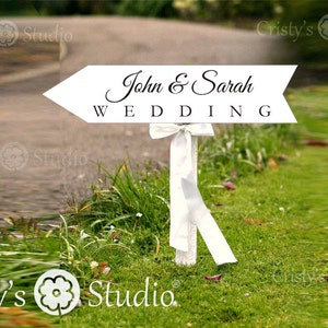 Arrow Wedding Sign - Wedding Sign Arrow