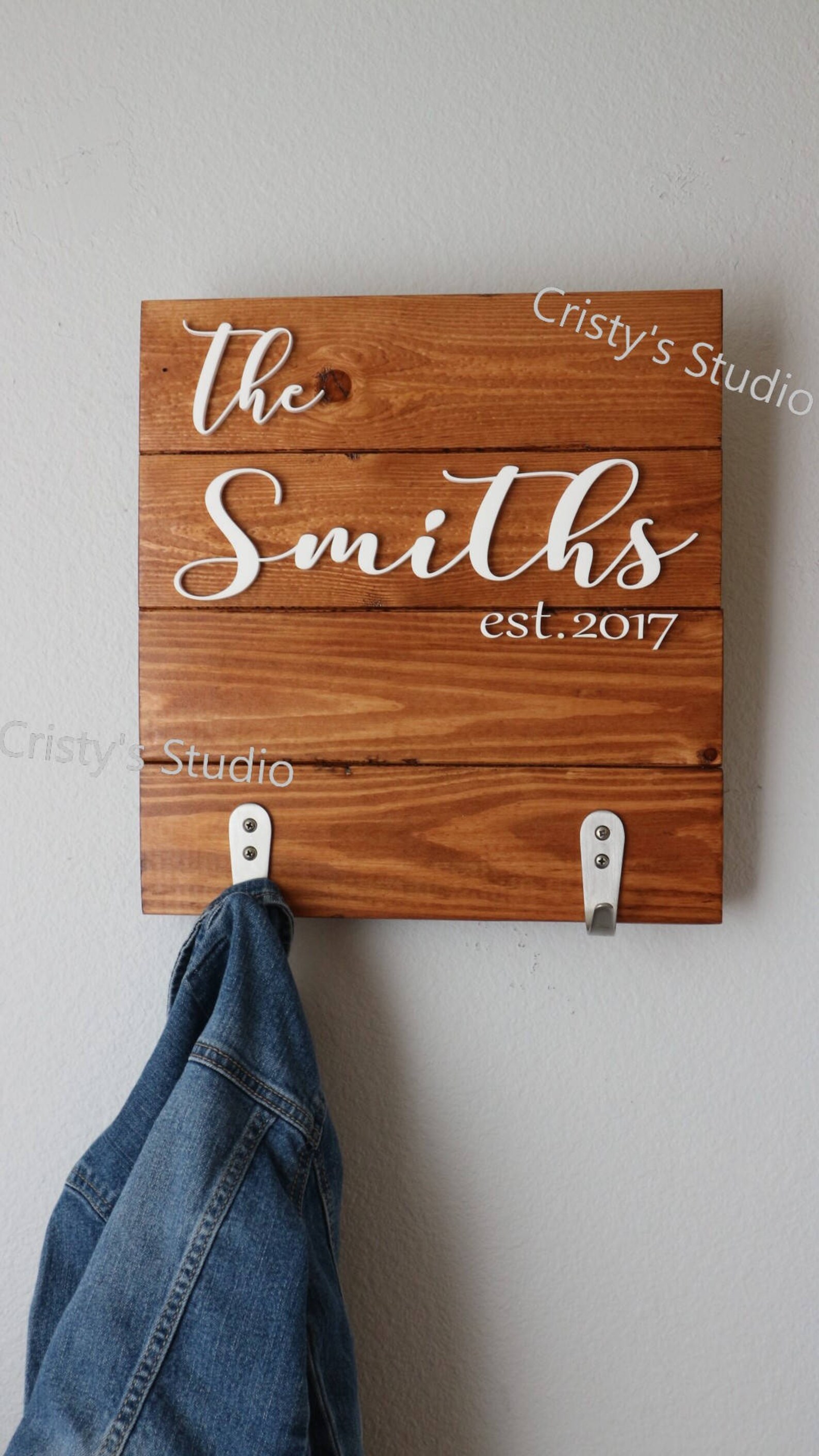 Custom Made Coat Rack Entryway Mud Room Wooden Etsy