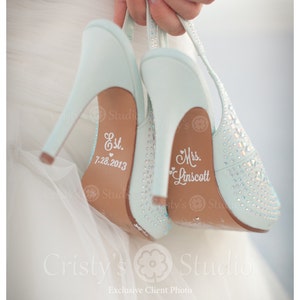 Wedding Shoe Decals