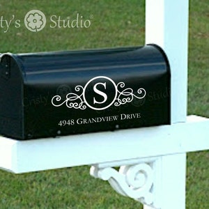 Mail Box Decal -  Mailbox Decals for your home - Includes Two (2) Decals