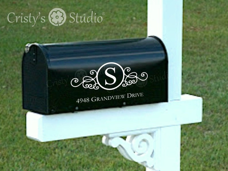 Mail Box Decal Mailbox Decals for your home Includes Two 2 Decals image 1