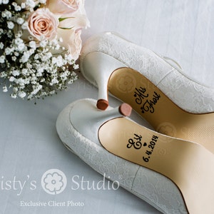 Wedding Shoe Stickers / Wedding Shoe Decals