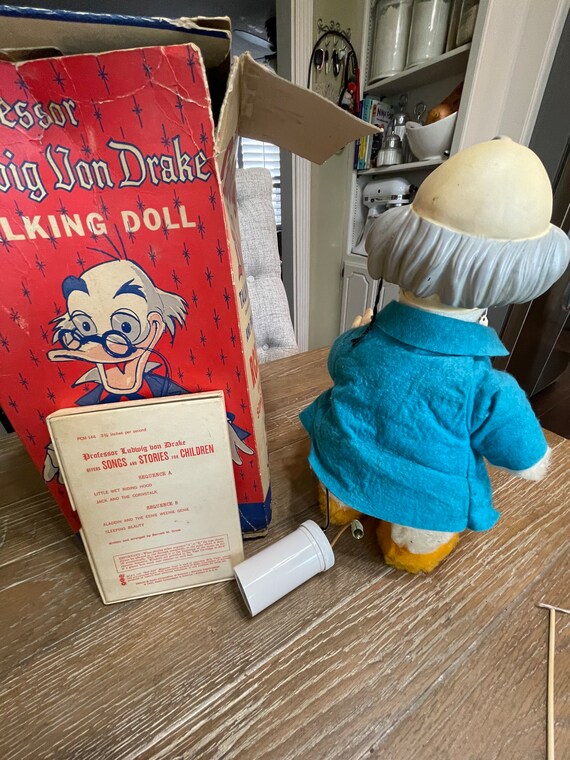 Rare Walt Disney Ludwig Von Drake RCA Vintage Toy !! - Etsy