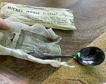 Extremely Rare Mickey Mouse Spoon with original package!
