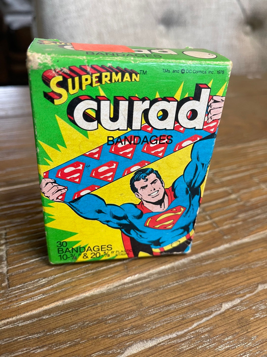 レア 1978 SUPERMAN Sunbeam シール ビンテージ PSA 5 レア 1978 SUPERMAN Sunbeam シール ビンテージ PSA 5