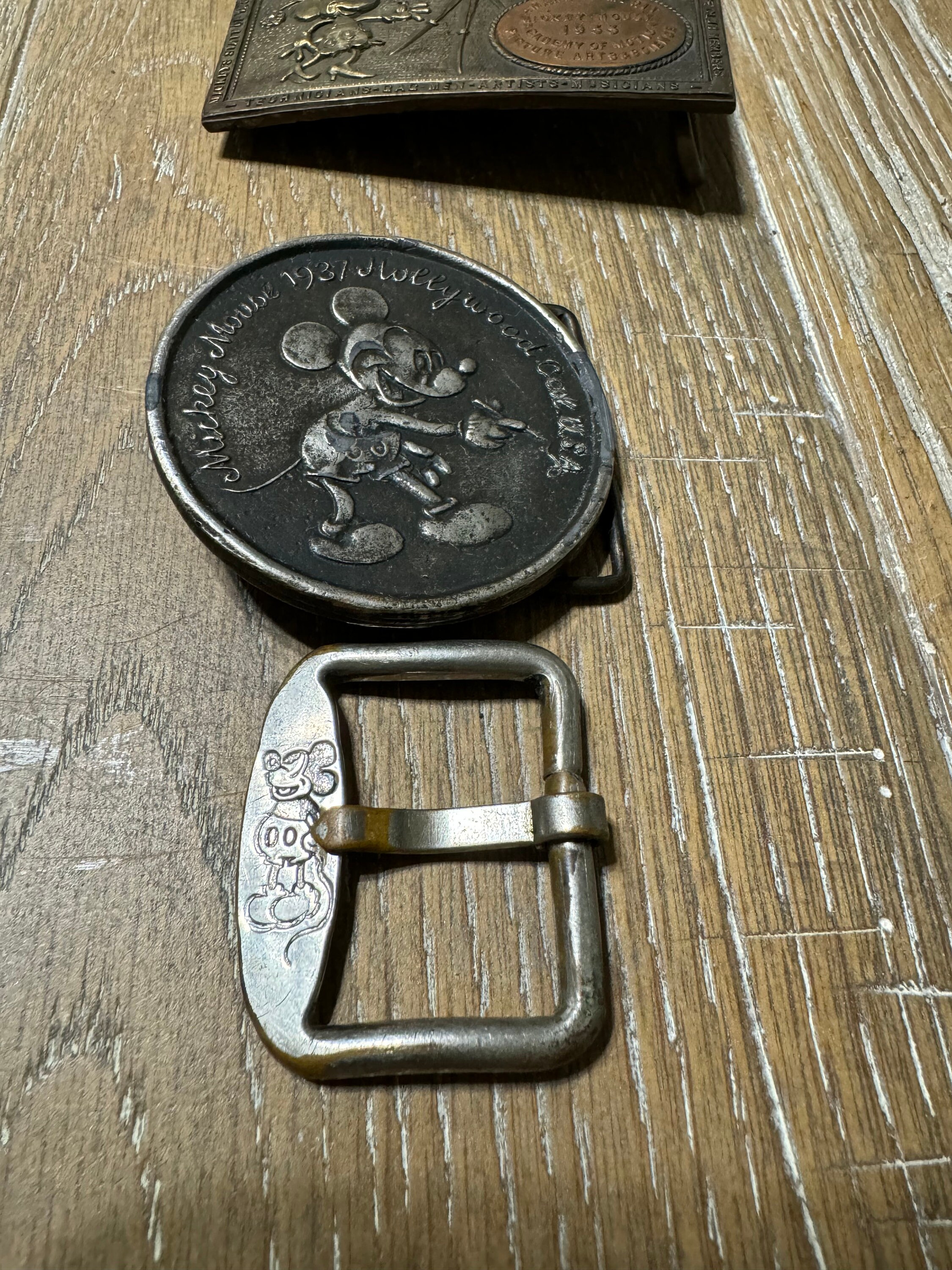 3 Mickey Mouse Belt Buckles! - Etsy