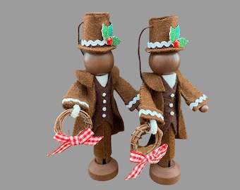 Gingerbread Man Clothespin Ornament