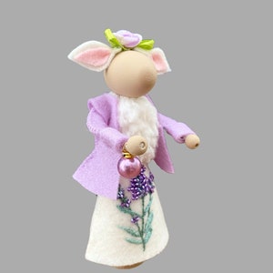 Easter Lamb Clothespin Ornament 2023