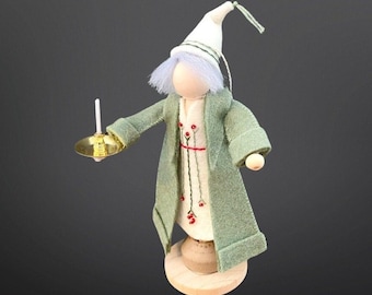 Scrooge Clothespin Christmas Ornament