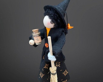 Wicked Witch Clothespin Ornament