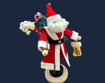 Santa with with Toy Bag Christmas Clothespin Ornament