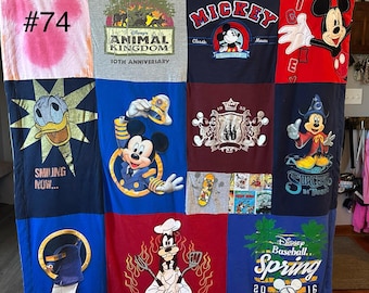 Disney T shirt blanket