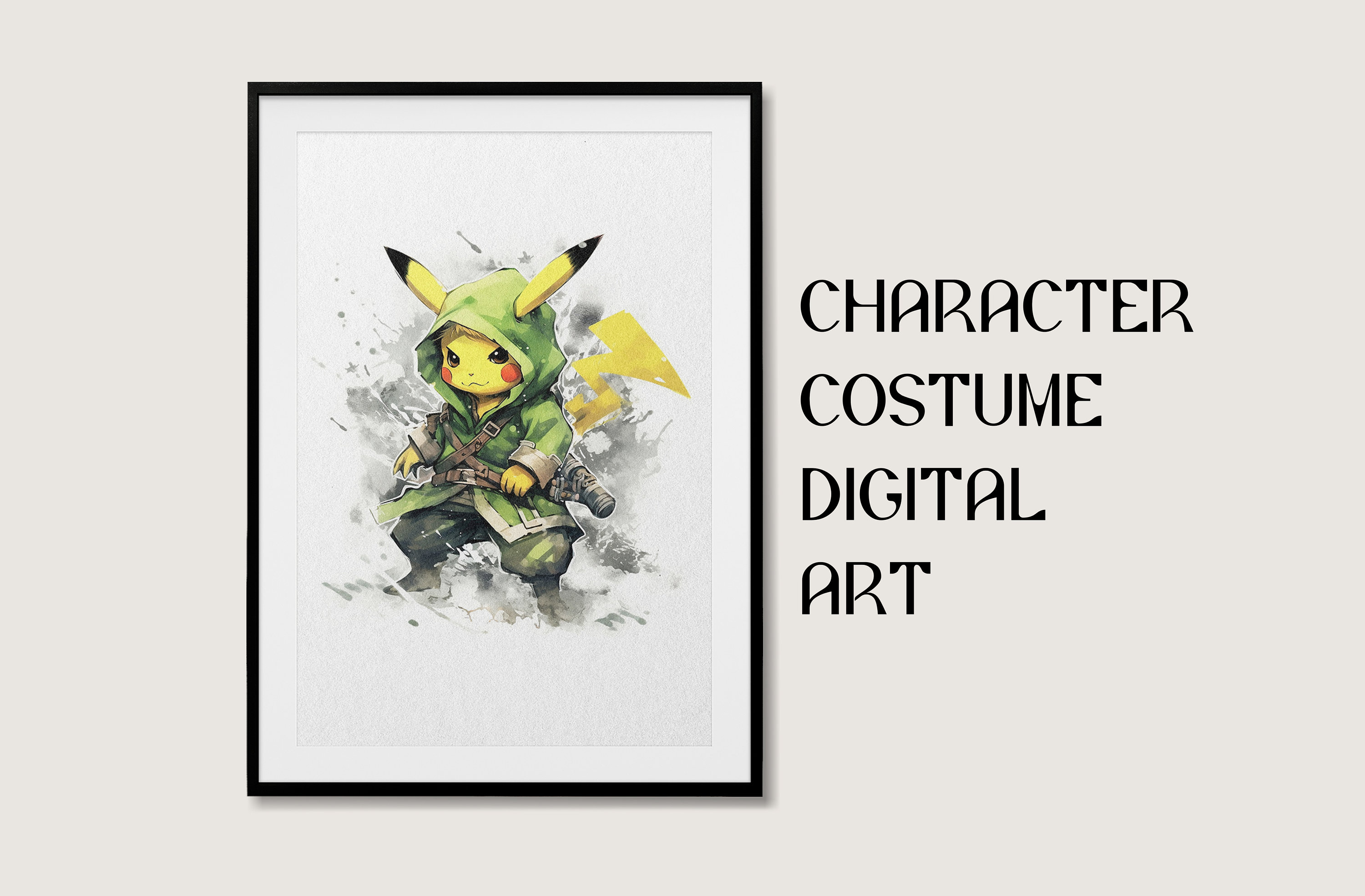 Stinkachu Character Costume Mash Up, Pikachu Link Zelda Parody Drawing | Art for ...