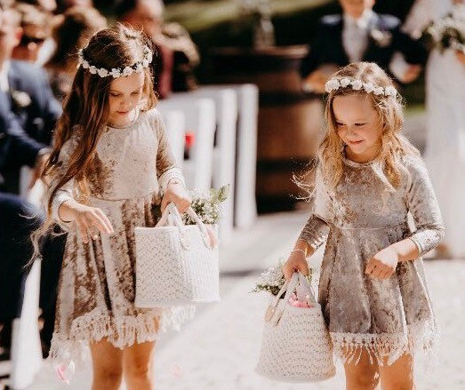 Junior Bridesmaid Dress Gold - Etsy